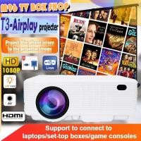 ราคา [พร้อมส่ง] 5500 Lumens Projector T3-Airplay โปรเจ็กเตอร์ PS4,TV Stick, USB, SD/TF Card Supported (13935002381)