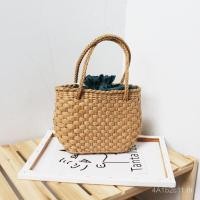 ราคา กระเป๋าฟางสไตล์ใหม่สีเขียว พรางลายจุดและสายปรับได้ เหมาะสำหรับชายหาดและวันหยุด (51758686658)