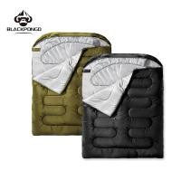 ราคา Blackpongo Double person Sleeping Bag Outdoor Camping Waterproof สะดวก Envelope Sleeping Bag (24184278117)