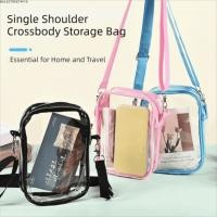 ราคา BACKSTAGEEET4FC3 กระเป๋าสะพาย, กระเป๋าเยลลี่ PVC โปร่งใส, กระเป๋าเก็บของลําลอง Simple Messenger Bag Festival (43931090314)