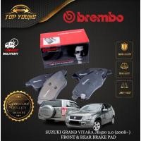 ราคา BREMBO SUZUKI GRAND VITARA JB420 2.0 (2008~) ผ้าเบรคหน้า-หลัง ของแท้ 100% จากอิตาลี (46554329118)