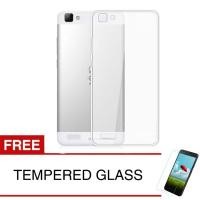 ราคา เคสคริสตัลสําหรับ Vivo Y35 - เคสแข็งแบบใส + กระจกนิรภัยฟรี (40653809247)