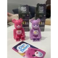 ราคา BE@RBRICK 100% Series 43 Carebear ของแท้ ขายคู่ ชมพู +ม่วง Bearbrick (17261392293)