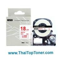 ราคา เทปพิมพ์อักษร Epson LK-5WRN 18 มม. อักษรแดง พื้นเทปสีขาว(เทียบเท่า) (7961219300)