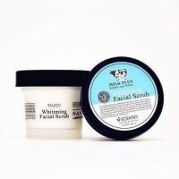 ราคา สครับมาส์กหน้า สูตรน้ำนม Scentio Milk Plus Whitening Q10 Facial Scrub (7112098038)