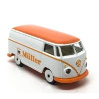 ราคา Majorette Volkswagen T1 - Muller - White/Orange Color /Wheels VIN /scale 1/59 (3 inches) no Package (16869619629)