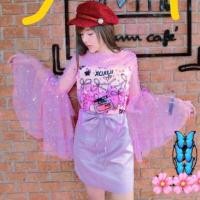 ราคา เดรสน้ำหอม ฟรุ้งฟริ้ง สีฟ้า ป้ายนานา มือ 1 ไซร์ XL (5210986706)