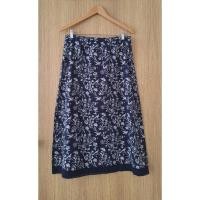 ราคา LAURA ASHLEY : size13 กระโปรงสีกรม แต่งลูกไม้ช่วงปลาย(มือสอง) (54451274273)