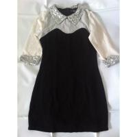 ราคา เดรสสีดำเลื่อมเงิน (86369756)