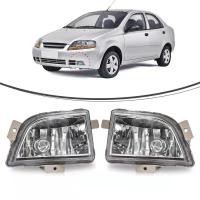ราคา 2PCS ไฟตัดหมอกสําหรับ Chevrolet Aveo Chevy 2004 2005 2006 2007 โคมไฟกันชนขับรถไฟหน้า (58008074989)