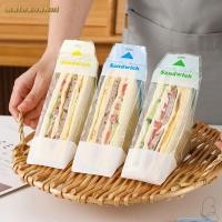ราคา MAINAUSHUI ถุงแซนวิชขนมปัง,กระดาษบรรจุภัณฑ์แซนวิชสามเหลี่ยมพลาสติก,ถาดพลาสติกทนทานใช้งานง่ายที่ใส่กระดาษถุงบรรจุภัณฑ์อาหาร (44429601046)