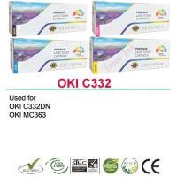 ราคา ตลับหมึก OKI C332 (สีดำ/ สีฟ้า/ สีเหลือง/ สีแแดง) Color Box (3166298138)