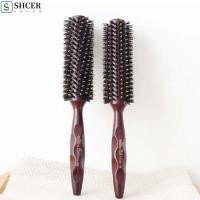 ราคา ชเซอร์ พอร์ซีน ขนแปรงหวีผมหยิก,อุปกรณ์ผมเครื่องมือจัดแต่งทรงผมพอร์ซีนขนแปรงแปรงผม,แบบพกพาป้องกันไฟฟ้าสถิตย์ลูกกลิ้งผมหวีไม้กลิ้งหวีผมหยิกตัดผม (52611270805)