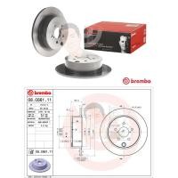 ราคา 08 C661 11 จานเบรค ล้อ R (ยี่ห้อ BREMBO) รุ่น UV SUBARU XV (GP/GT), Forester ปี 2011-> (11001725550)