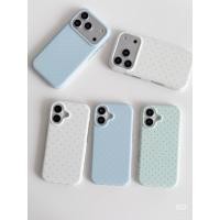 ราคา แฟชั่น Niche เคสโทรศัพท์ฝ้าลายจุดโบราณ iPhone 17/16/15 เคสโทรศัพท์ลายจุดน่ารัก 14 (57357156155)