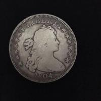 ราคา เลเวล สหรัฐอเมริกา1804รูปปั้นเหรียญเงินเสรีภาพเหรียญเงินโบราณเหรียญดอลลาร์ต่างประเทศ แม่บ้าน นกอินทรี เหรียญต่างประเทศลูกไม้วัตถุเก่า3.5 * AZX * (& เค (52859539176)