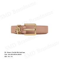 ราคา Armani Exchange เข็มขัดผู้หญิง รุ่น A/X Women's Thin Belt With Small Logo Code: 941182 4R759 20570 (52051120260)