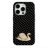 ราคา เคสโทรศัพท์ เหมาะสําหรับ iPhone ญี่ปุ่นเกาหลี Polka Dot Swan iPhone17Pro เคสโทรศัพท์ iPhone16pro Two-in-One 15 ฟิล์ม 1314 Simple 12 เคสป้องกัน HGT4 (56408879692)