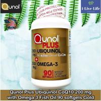 ราคา ยูบิควินอล Plus Keneka Ubiquinol™ 200mg with Omega-3: 250mg 90 softgels - Qunol (3103226775)