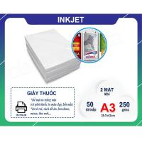 ราคา DOUBLE-SIDED SPRAY PRINTING PAPER QUANTITY 250GM A3 SIZE (แพ็ค 50 แผ่น) (41014550595)