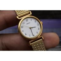 ราคา นาฬิกา Vintage มือสองญี่ปุ่น Seiko 4N21 0052 White Dial ผู้หญิง Quartz ทรงกลม 23mm ใช้งานได้ปกติ สภาพดี ของแท้ ไม่กันน้ำ (43161378542)