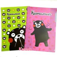 ราคา แฟ้มสอด F4 แบบ1ช่อง ลาย Kumamon คุมะมง (27563522603)