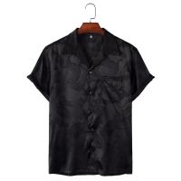 ราคา เสื้อเชิ้ต แขนสั้น ผ้าซาติน ลายมังกร ไซส์ XL (28119199156)