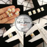 ราคา จี้หยกแท้สีขาว จี้หยกขาว หยกแท้คาดสีทอง สวยมาก (2154739594)