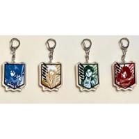 ราคา Attack on Titan พวงกุญแจอะคริลิค, Attack on Titan พวงกุญแจอะคริลิคสองด้าน, Mikasa Ackerman, Eren Yeager, Armin Arlert (48609271127)
