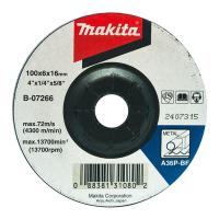 ราคา MAKITA มากีต้า MP003400 แผ่นเจียร์4X6มิลหนา ดำA36 B-07266 100X6X16MM A36P 2G Code B-07266 (14106387967)