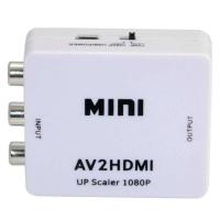 ราคา ตัวแปลงสัญญาณAVเป็นHDMI Mini 1080P Composite AV RCA to HDMI Video Converter Adapter Full HD 720/1080p UP Scaler (5061086034)