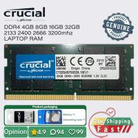 ราคา Crucial ddr4 8gb 16gb 4gb 3200 2666 2400 2133 หน่วยความจําแล็ปท็อป RAM PC4 SODIMM 1.2v (28894621923)
