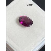 ราคา Gn10 พลอยโกเมน rhodolite garnet ดิบธรรมชาติ น้ำหนัก 1.74กะรัต ขนาด 8x6x3.8มิลลิเมตร แหล่งอาฟริกา (2952801881)