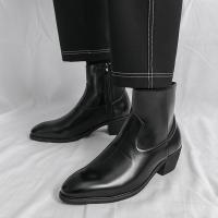 ราคา Mens Chukka Boots Mens Dress Boots Oxford Leather Boots Famal Chelsea Boots for Men (40203930360)