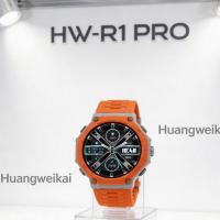 ราคา 2026 นาฬิกา HW-R1 pro สมาร์ทนาฬิกาสําหรับชายว่ายน้ําดําน้ํา LED กลางแจ้ง AMOLED SmartWatch BT Call vs HD300 h99 h19 HD350 pro bw8 ultra (45010175974)