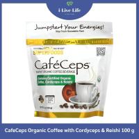 ราคา California Gold Nutrition-CafeCeps Organic Coffee with Cordyceps&Reishi 100 g กาแฟออร์แกนิก ผสมถั่งเช่าและเห็ดหลินจือ (41978637663)