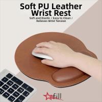 ราคา FILL แผ่นรองเมาส์, แผ่นรองเมาส์กันน้ําหนัง PU, ทําความสะอาดง่ายพร้อมที่วางข้อมือแผ่นรองเมาส์คอมพิวเตอร์กันลื่นใช้การเล่นเกม (43031342541)