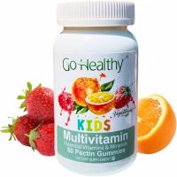 ราคา Go Healthy Kids Multivitamin Gummies, Immune Support, Kids Vitamin Gummies, Kusher Kid Vitamin, Hal, Non-GMO, Gluten-Free Tastey Gummy - 30 เสิร์ฟ (52010826756)