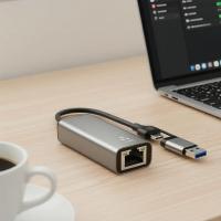ราคา อะแดปเตอร์ USB Type-C เป็น RJ45 Ethernet ความเร็ว 2500Mbps, บลูทูธ, กิกะบิต 2.5G สําหรับ PC/MacBook (41929719527)