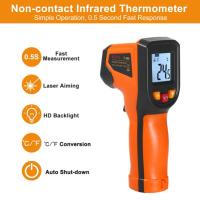 ราคา Industrial Infrared Thermometer Non-Contact Digital Temperature Gun -50°C~400°C (-58°F~752°F) IR Th (45453289915)