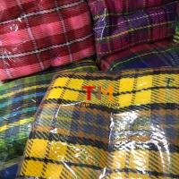 ราคา ผ้าห่มทีพีไอ ผ้าห่มลายสก็อต ผ้าห่มรถทัวร์(คละสี) (21484066207)