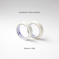 ราคา Masking Tape 24mm x 12 เมตร - เทปกระดาษ 24mm x 12 เมตร MPI (57203279845)