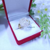 ราคา แหวน 2กษัตริย์ ประดับเพชรสวิส [งานจิวเวลรึ่แท้] (8247779066)