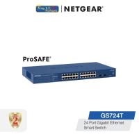 ราคา NETGEAR (GS724T) 24-Port Gigabit Ethernet Smart Managed Pro Switch - with 2 x 1G SFP, Desktop/Rackmount, and ProSAFE (948299305)