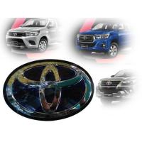 ราคา *แนะนำ* Logo แก้วโลโก้โตโยต้า 19 ซม.สีน้ำเงิน BULE HYBRID ตราสัญลักษณ์สำหรับ TOYOTA **REVO FOrtuner**2015-2022 (23842976333)