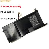 ราคา ZNOVAY P650BAT-4แบตเตอรี่แล็ปท็อปสำหรับ Clevo P650 P651 P655 P671 RA 60Wh SAGER NP8651 NP8652 6-87-P650S-4U311 14.4V (29357374890)