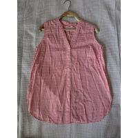 ราคา Uniqlo เสื้อเชิ้ตลายสก็อตสีแดงขาวคอวีกระดุมหน้าแขนกุดงานสวยไซส์Lอก38ยาว27(งานมือสอง)37 (58061431079)
