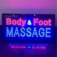 ราคา ป้ายไฟLED Body&foot Massage ป้ายไฟสำเร็จรูป ป้ายไฟเปิดร้าน ป้ายไฟร้านนวด (19495822774)