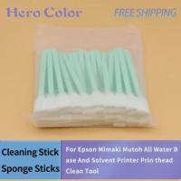 ราคา New cleaning stick Epson Roland Mimaki Mutoh full large format solvent printer print head sponge st (55656117140)