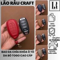 ราคา เคสกุญแจหนังสําหรับ Hyundai Accent, Elantra, ปลอกกุญแจหนังวัวแท้แฮนด์เมด HUY_D4 (52501370447)